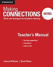 MAKING CONNECTIONS INTRO TEACHER'S MANUAL 2ND EDITION | 9781107516090 | WILLIAMS, JESSICA / WIESE, DAVID