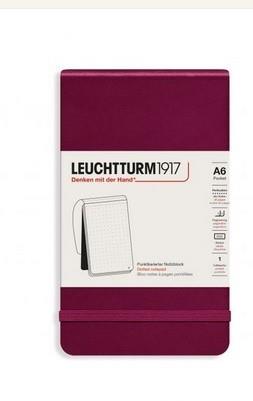 NOTEPAD POCKET A6 HARDCOVER PORT RED | 4004117596896