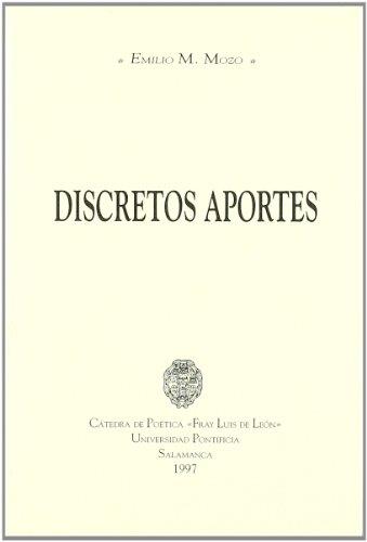DISCRETOS APORTES | 9788472993938 | MOZO ADÁN, EMILIO MIGUEL