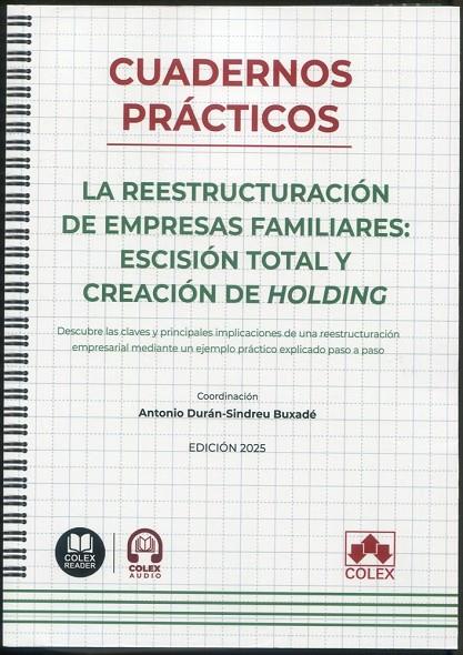 CUADERNOS PRACTICOS. LA REESTRUCTURACION DE EMPRESAS FAMILIARES | 9791370110444 | DURAN-SINDREU BUXADE, ANTONIO