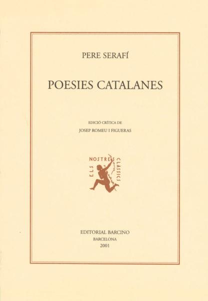 POESIES CATALANES (PERE SERAFÍ) | 9788472266971 | SERAFÍ, PERE