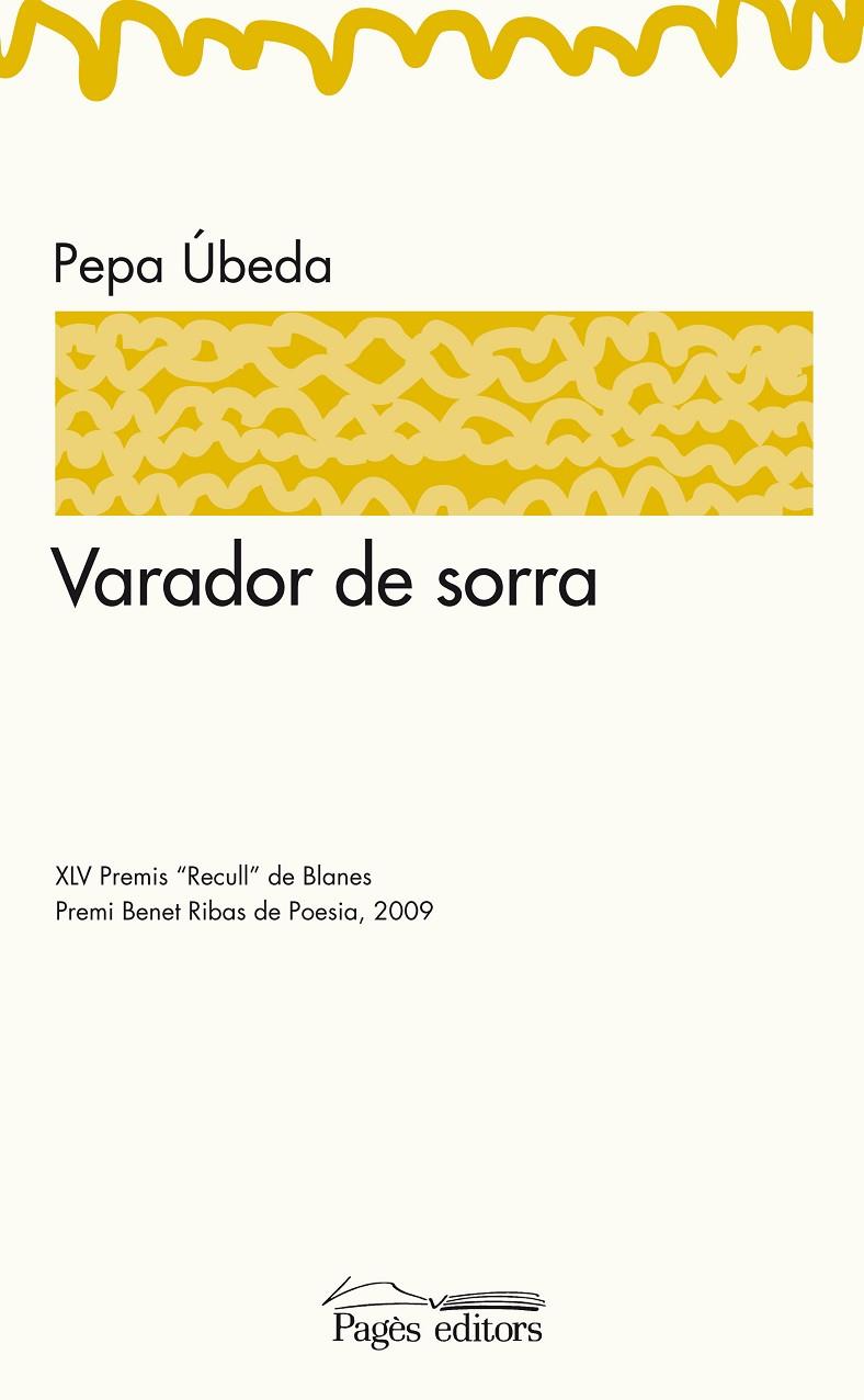 VARADOR DE SORRA | 9788497798723 | ÚBEDA, PEP