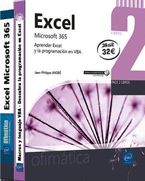 EXCEL MICROSOFT 365 PACK 2 LIBROS APRENDER EXCEL Y PROGRAMA | 9782409036897