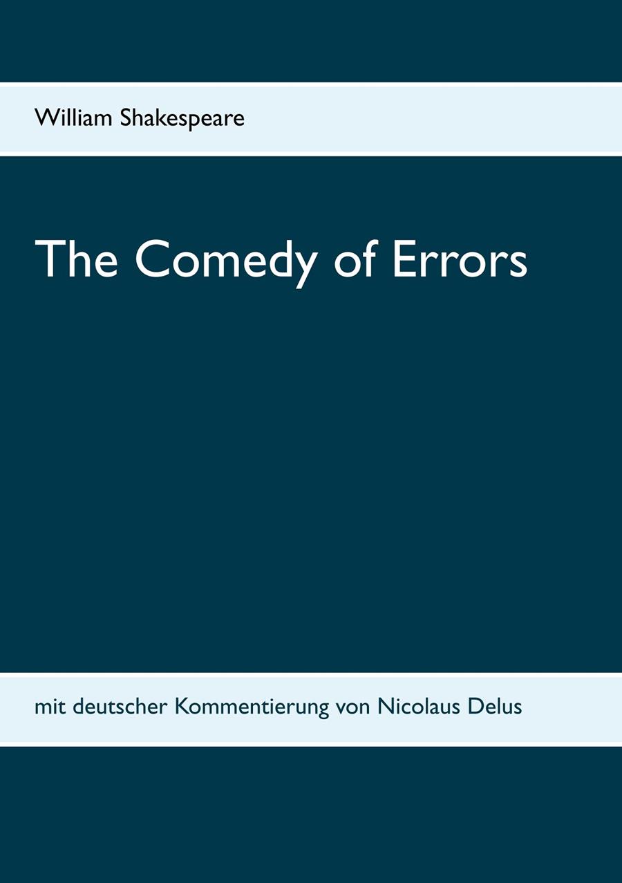 COMEDY OF ERRORS, THE | 9783752894189 | SHAKESPEARE, WILLIAM