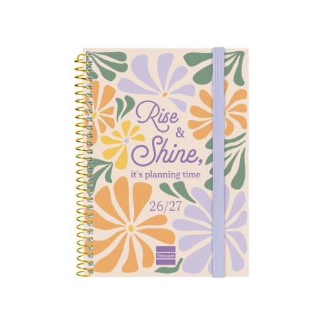 AGENDA ESPIRAL CURS SEC.1/8 SVH 26-27 SHINE | 8422952417064