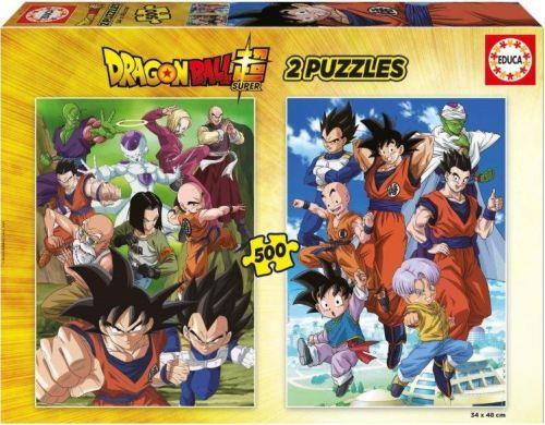 PUZZLE 2X500 PIEZAS DRAGON BALL | 8412668199156