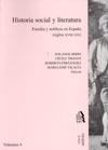 HISTORIA SOCIAL Y LITERATURA. VOL. IV | 9788497432184 | VARIOS AUTORES