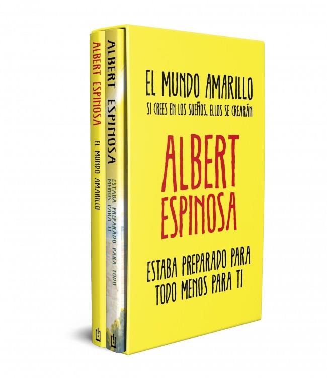 ESTUCHE ALBERT ESPINOSA (EL MUNDO AMARILLO Y ESTABA PREPARADO PARA TODO MENOS PARA TI) | 9788466392709 | ESPINOSA, ALBERT