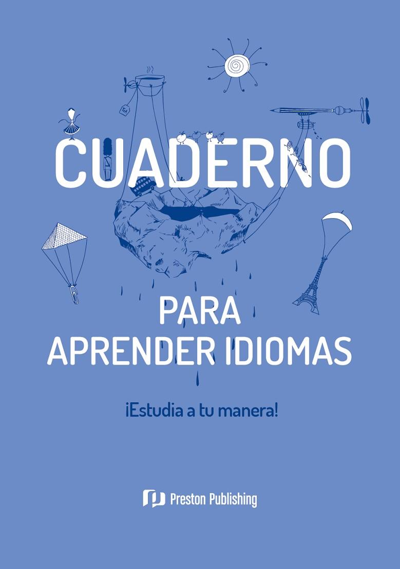 CUADERNO PARA APRENDER IDIOMAS AZUL | 9788366384880