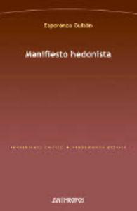 MANIFIESTO HEDONISTA | 9788415260042 | GUISAN, ESPERANZA