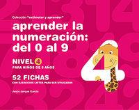 APRENDER LA NUMERACION DEL 0 AL 9 ESTIMULAR Y APRENDER NIVEL 4 | 9788498963410 | JARQUE GARCÍA, JESÚS