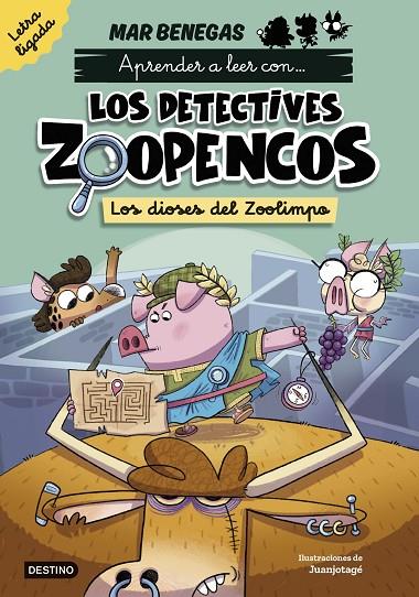 APRENDE A LEER CON... LOS DETECTIVES ZOOPENCOS LETRA LIGADA 2. LOS DIOSES DEL ZO | 9788408318026 | BENEGAS, MAR