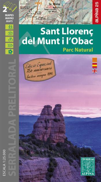 SANT LLORENÇ DEL MUNT I L'OVAC : MAPA-GUIA [2021] | 9788480908573