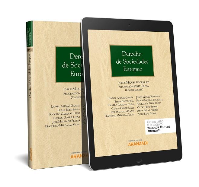 DERECHO DE SOCIEDADES EUROPEO | 9788413081380 | PEREZ TROYA, ADORACION