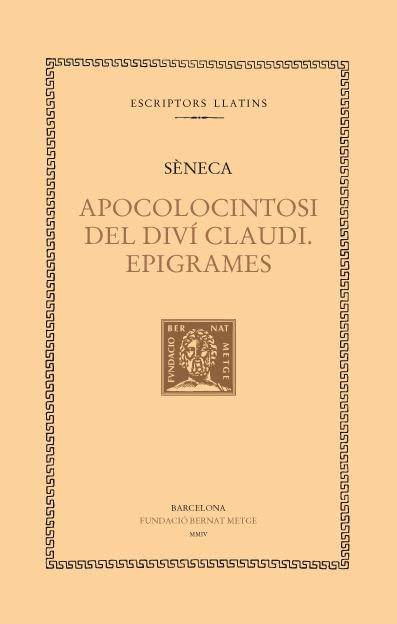 APOLOCINTOSI DEL DIVI CLAUDI | 9788472258341 | SENECA