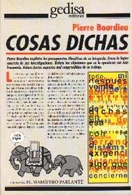 COSAS DICHAS | 9788474325034 | BORDIEU, PIERRE