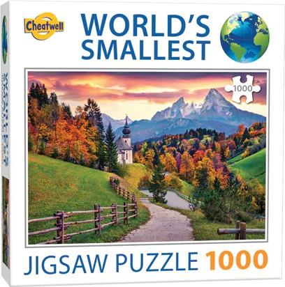 PUZZLE CHEATWELL WORLD’S SMALLEST – BAVARIAN ALPS 1000 PIEZAS | 5015766013039