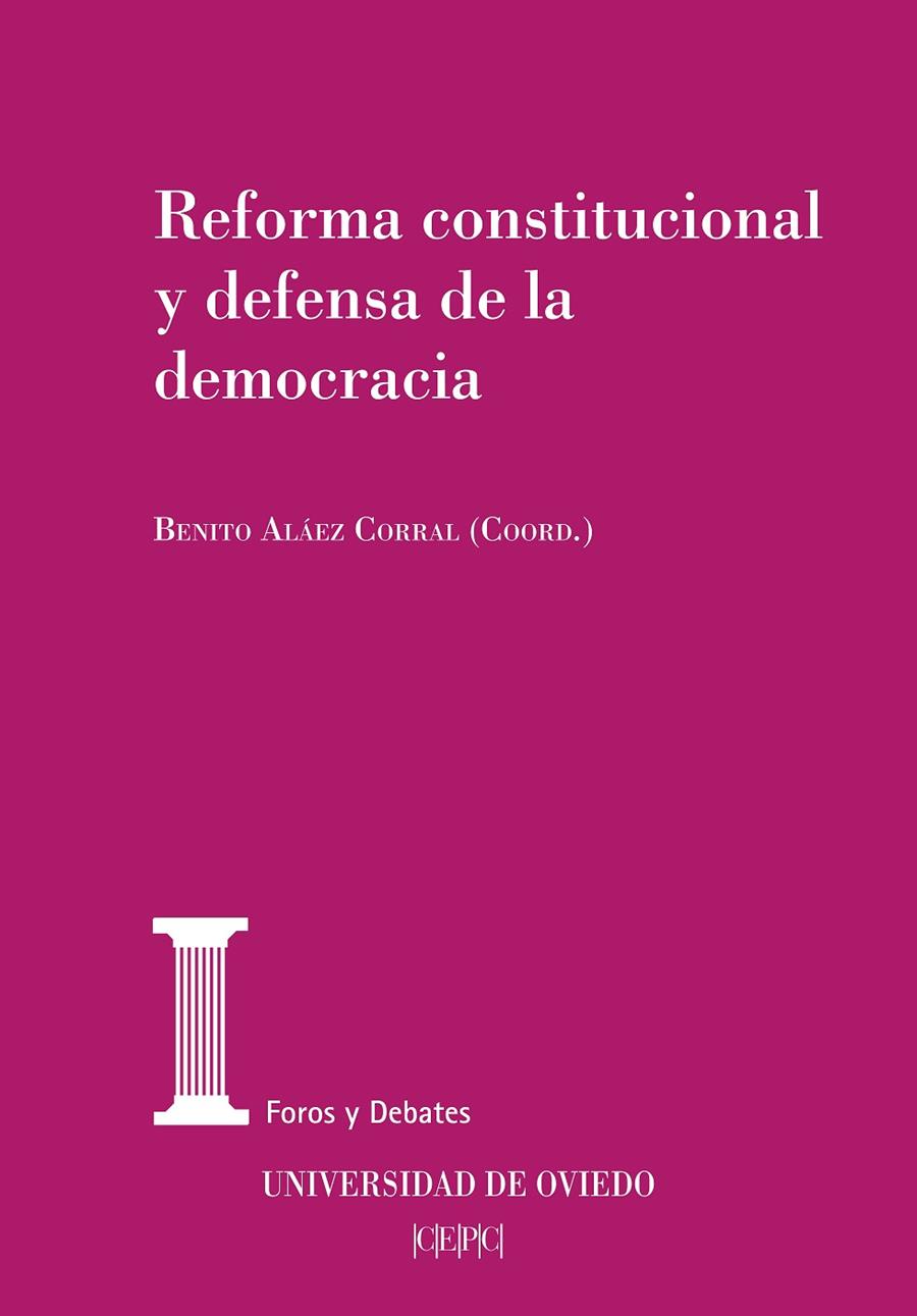 REFORMA CONSTITUCIONAL Y DEFENSA DE LA DEMOCRACIA | 9788417445881 | VARIOS AUTORES