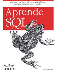 SQL : APRENDE | 9788441520356 | BEAULIEU, ALAN