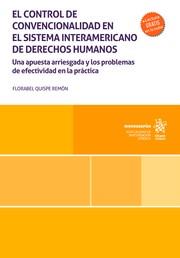 CONTROL DE CONVENCIONALIDAD EN EL SISTEMA INTERAMERICANO DE DERECHOS HUMANOS, EL | 9788411976480 | QUISPE REMÓN, FLORABEL