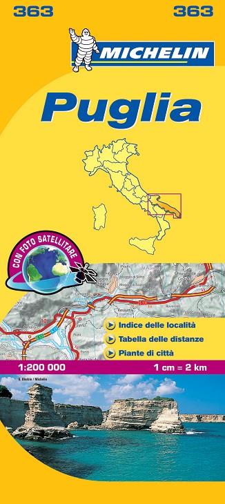 PUGLIA : MAPA 363 | 9782067126725 | VARIOS AUTORES