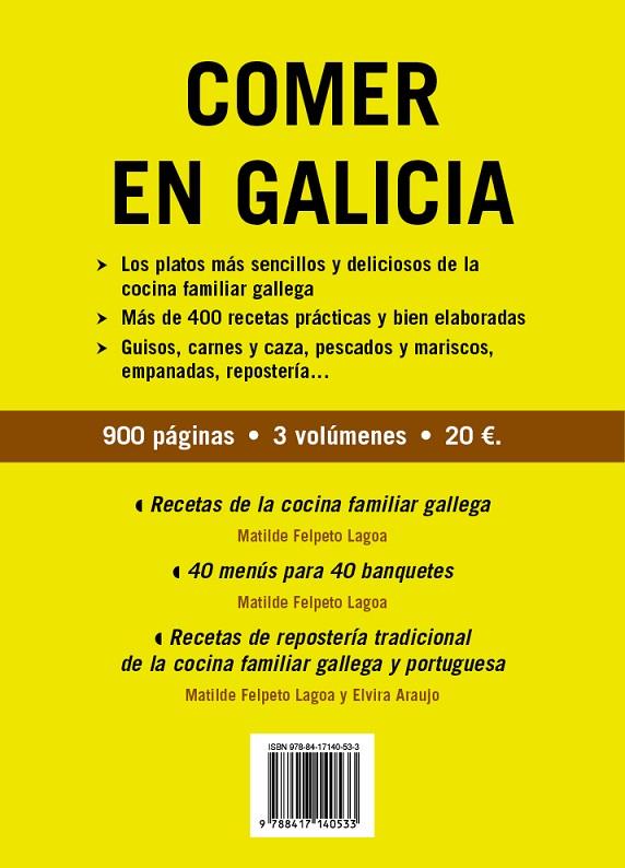 COMER EN GALICIA | 9788417140533 | FELPETO LAGOA, MATILDE / ARAUJO CONCEIÇAO, ELVIRA