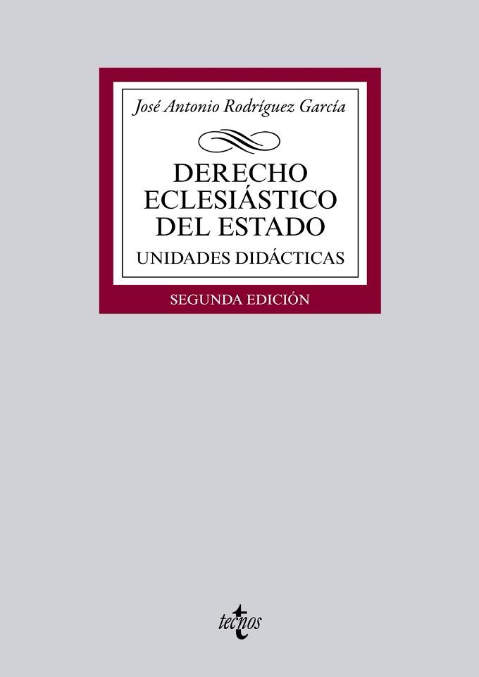 DERECHO ECLESIÁSTICO DEL ESTADO | 9788430966011 | RODRÍGUEZ GARCÍA, JOSÉ ANTONIO