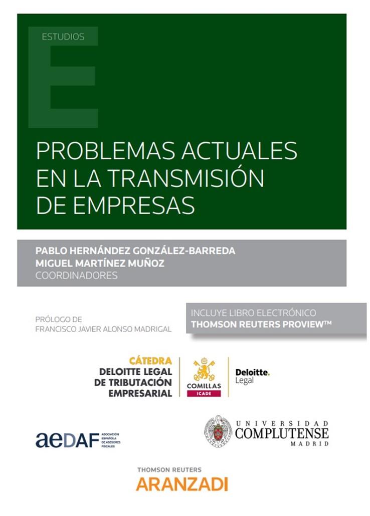 PROBLEMAS ACTUALES EN LA TRANSMISION DE EMPRESAS (DUO) | 9788413457871 | HERNANDEZ GONZALEZ BARREDA
