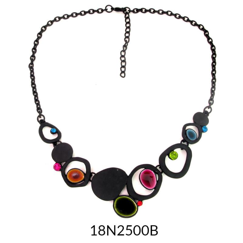 COLLAR BLACK ESMALTAT I BRILLANTS | 18n2500b