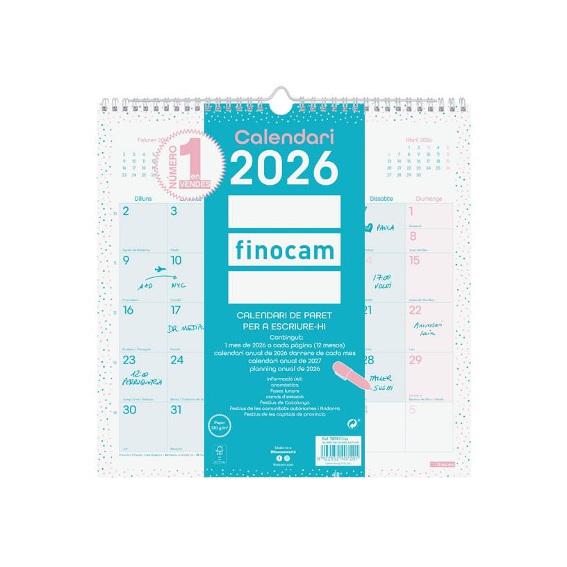 CALENDARI ANUAL CAL.PARET CHIC ES30X30 2026 TU. | 8422952407201