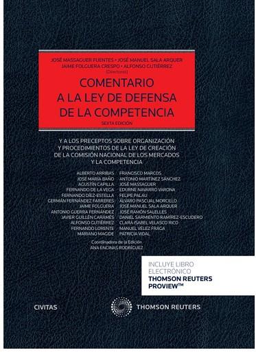 COMENTARIO A LA LEY DE DEFENSA DE LA COMPETENCIA | 9788413086057 | MASSAGUER FUENT