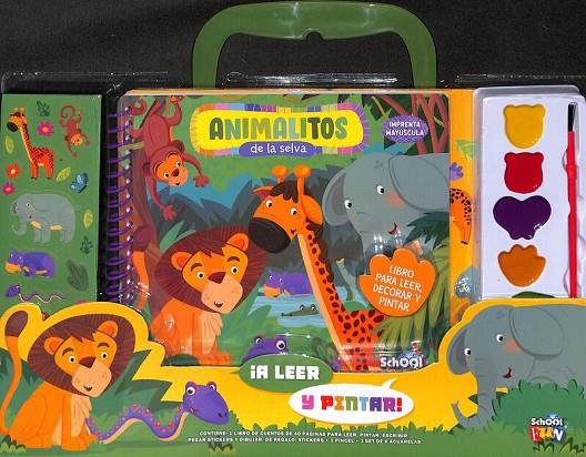 ANIMALITOS DE LA SELVA - A LEER Y PINTAR | 9789878946528