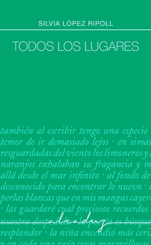 TODOS LOS LUGARES | 9791399177015 | LÓPEZ RIPOLL, SILVIA