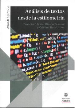 ANÁLISIS DE TEXTO DESDE LA ESTILOMETRÍA | 9788413117638 | RUIZ URBÓN, CRISTINA