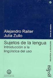 SUJETOS DE LA LENGUA | 9788497840309 | RAITER, ALEJANDRO