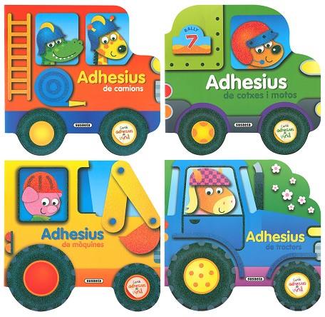 CONSTRUEIX VEHICLES AMB ADHESIUS DE VINIL (4 TITOLS) | 9788467776393 | BUSQUETS, JORDI