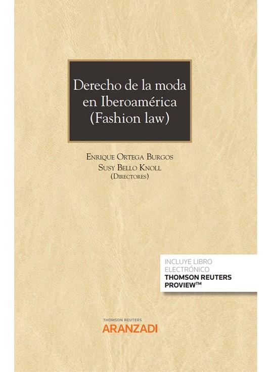DERECHO DE LA MODA EN IBEROAMERICA | 9788413909103 | ORTEGA BURGOS, ENRIQUE