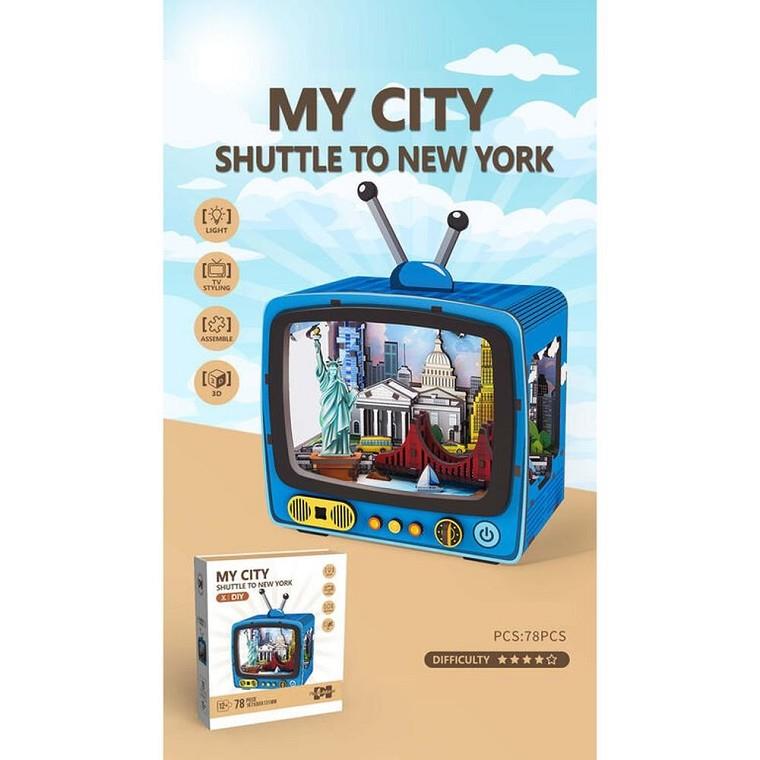 PUZZLE FUSTA 78 PCS. MY CITY NEW YORK | 8431234198003
