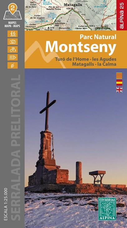 MONTSENY. PARC NATURAL : ALPINA 25 [2025] | 9788470111907
