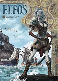ELFOS 08 : NEGRO COMO LA SANGRE / ROJO COMO LA LAVA | 9788417085773 | HADRIEN / POPESCU / ISTIN / DUARTE