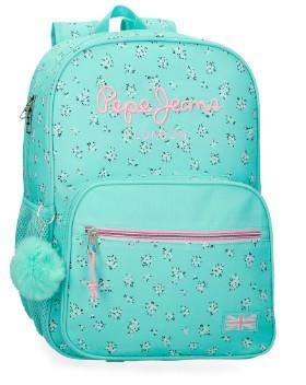 MOTXILLA 39 CM NORA TURQUESA PEPE JEANS | 8435692794845