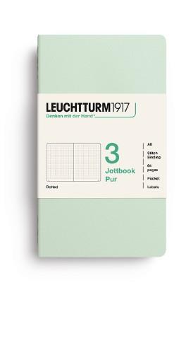 JOTTBOOK PUR A6 PUNTETS PACK 3 MINT GREEN | 4070292006512