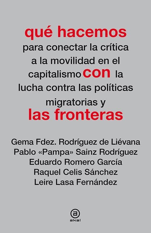 QUE HACEMOS CON LAS FRONTERAS | 9788446038542 | VARIOS AUTORES