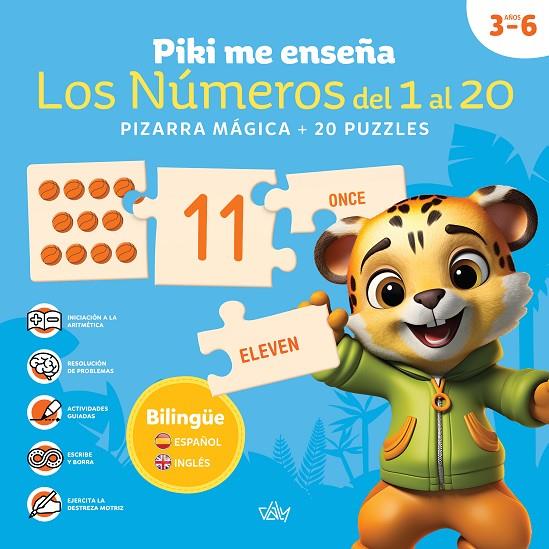 PIKI ME ENSEÑA LOS NUMEROS DEL 1 AL 20 | 9788419750099 | EDICIONES DALY