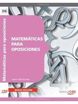 MATEMÁTICAS PARA OPOSICIONES | 9788468125381 | ISIDORO NISA ESCOBAR