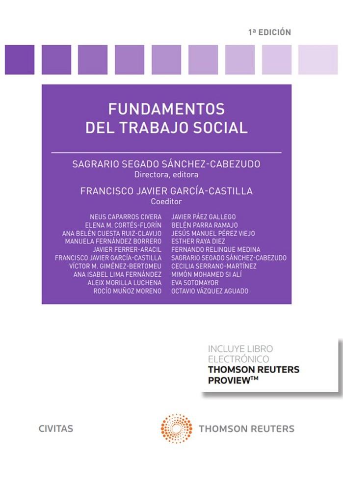 FUNDAMENTOS DEL TRABAJO SOCIAL | 9788411256643 | GARCÍA CASTILLA, FRANCISCO JAVIER/SEGADO SÁNCHEZ-CABEZUDO, SAGRARIO