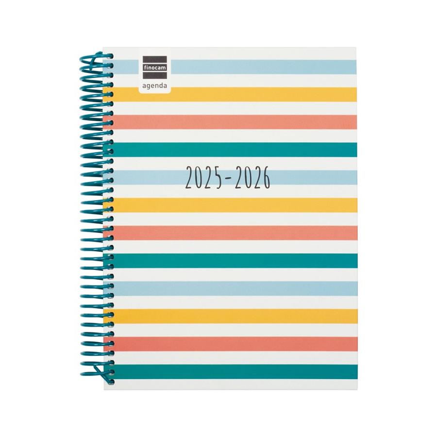 AGENDA ESPIRAL CURS DIVA 1/4 1DP 25-26 COLORS | 8422952397588