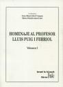 HOMENAJE AL PROFESOR LLUIS PUIG I FERRIOL | 9788484565031 | ABRIL CAMPOY, JUAN MANUEL / AMAT LLARI, MARÍA EULALIA