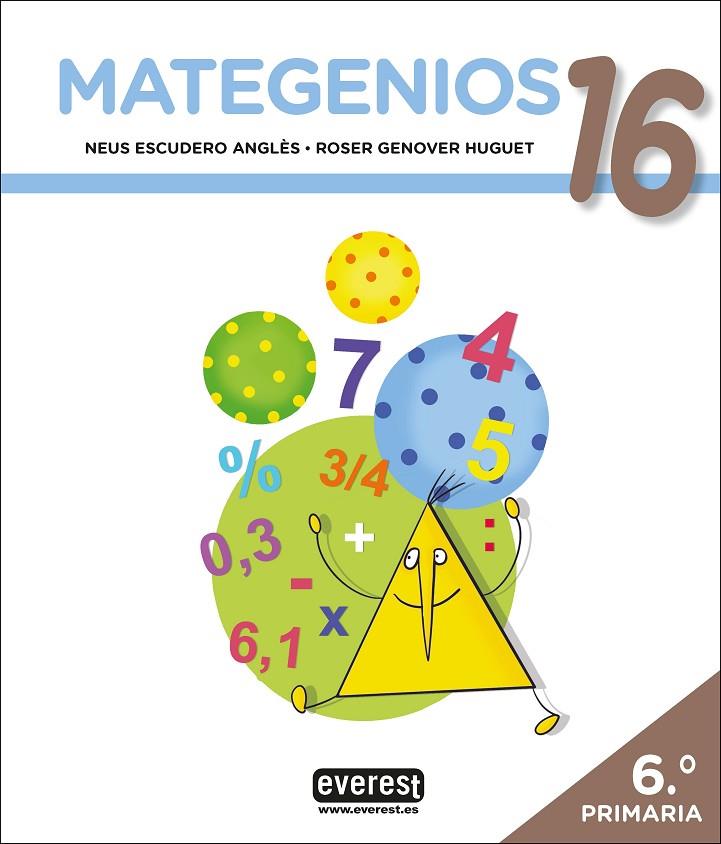 MATEGENIOS 16 | 9788413660110 | ESCUDERO ANGLÔS, NEUS / GENOVER HUGUET, R.