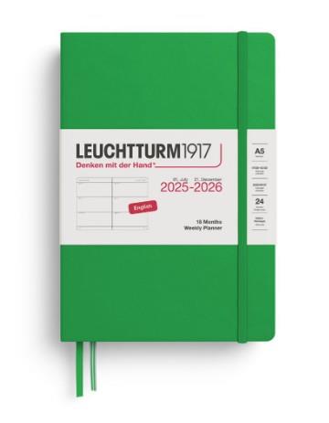 AGENDA ESCOLAR MEDIUM A5 18 M ENGLISH SPRING LEAF | 4004117667046